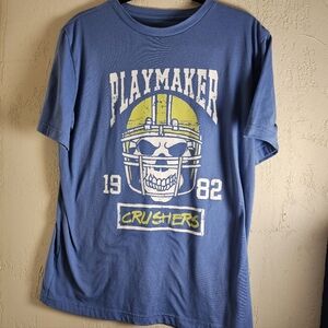 JC Penny Thereabouts Graphic Tee Boys Size XXL Husky pre-owned football theme